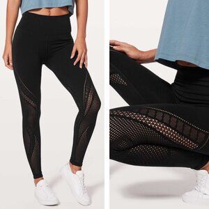 Lululemon Reveal Tight Interconnect *25.5" In Black Size 2
